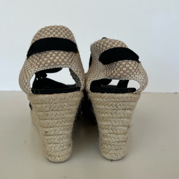 EUC Soludos Marseille Wedge in Black, size 10 - Picture 6 of 11